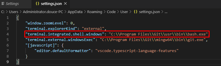 Integrate External Shell