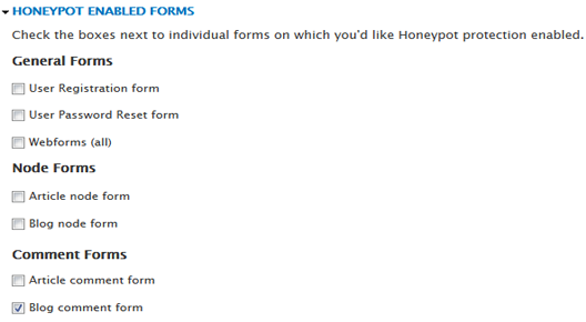 Add honeypot