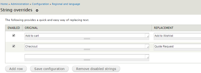 Add multiple string