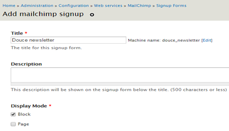 Add signupform name