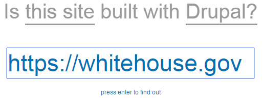 Check drupal site