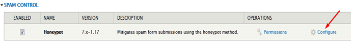 configure honeypot