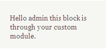 Custom block view