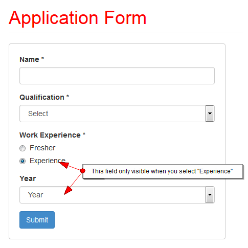 Drupal conditional form