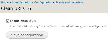 Enable clean url Image