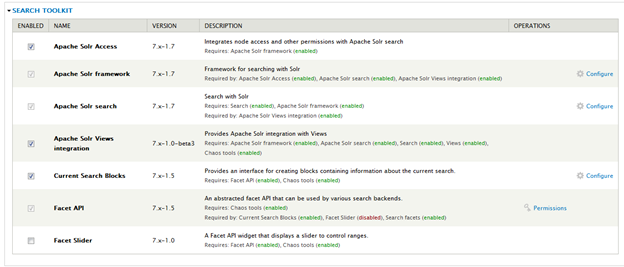 Enable module image