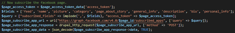 Facebook Webhook