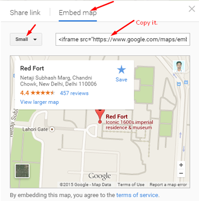 Map Setting Image