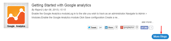 More Blog Button