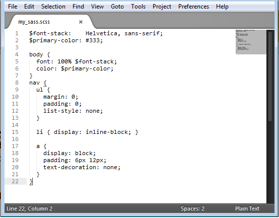 My sass image