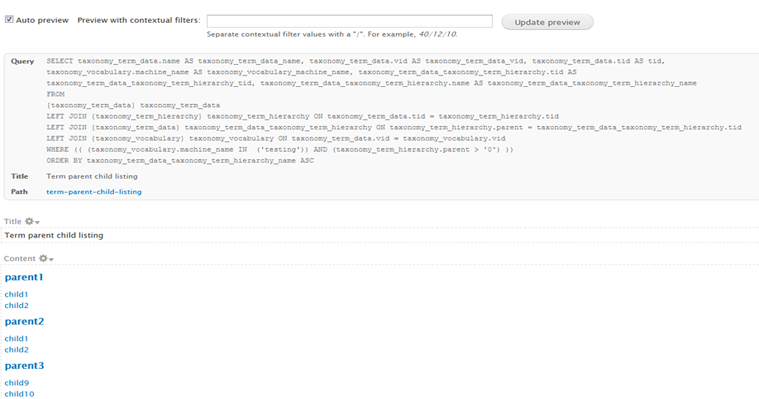 Preview On View Page Image