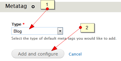 Select Content type Image