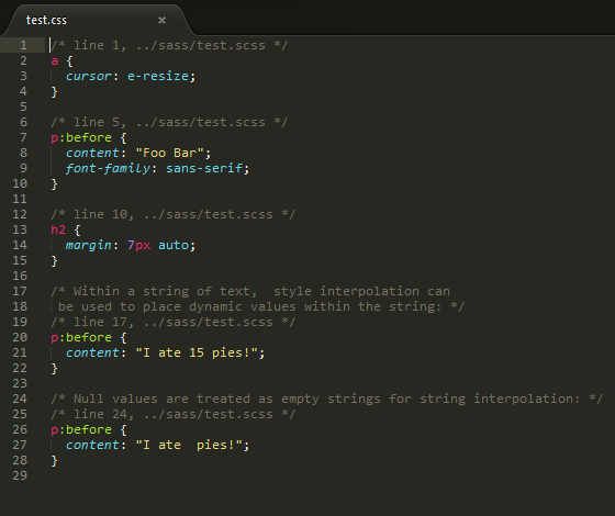 After compiled image