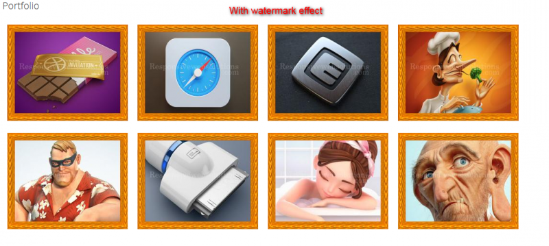 Water Mark Effect